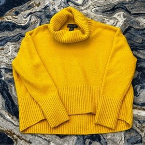 Rachel Zoe Wool Blend Turtleneck Oversized Sweater Women